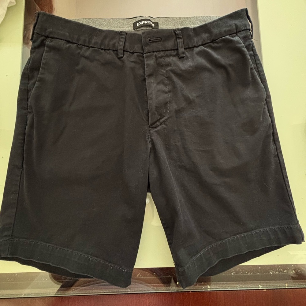 Navy Slim Fit Shorts for Men  size 31 slim